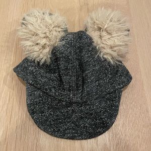 Oh baby! Character hat - willow fox - charcoal pepper